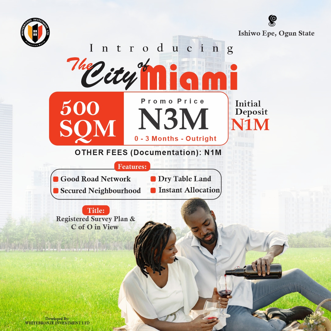 City of Miami Ishiwo | Epe, Ogun State