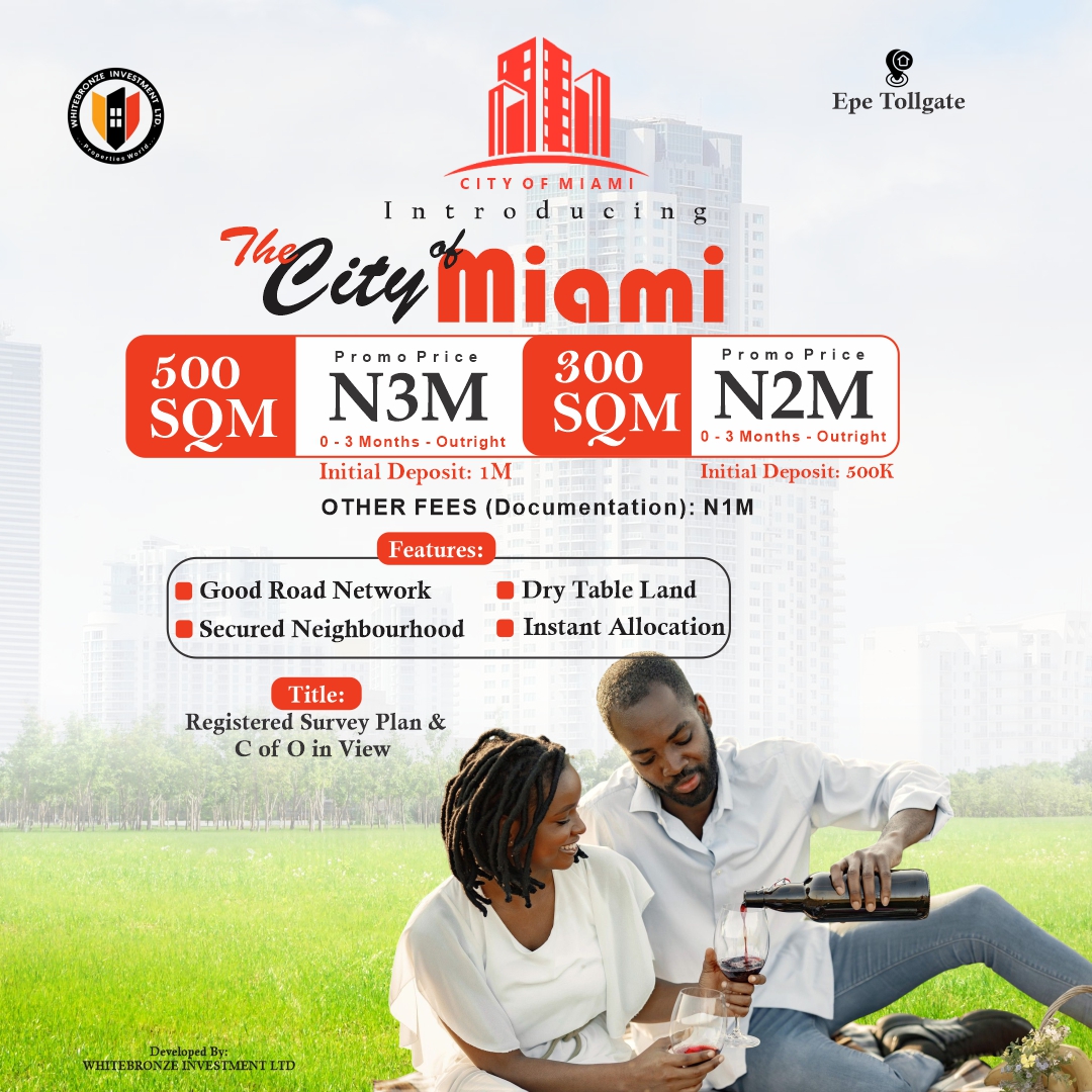 City of Miami Ishiwo | Epe, Ogun State
